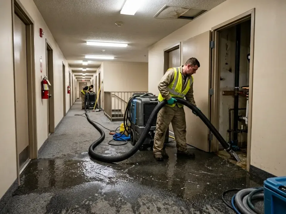 multi-unit-apartment-hallway-f-005 — frequently asked questions, Emergency Burst Pipe Water Extraction & Removal in Berkshir…
